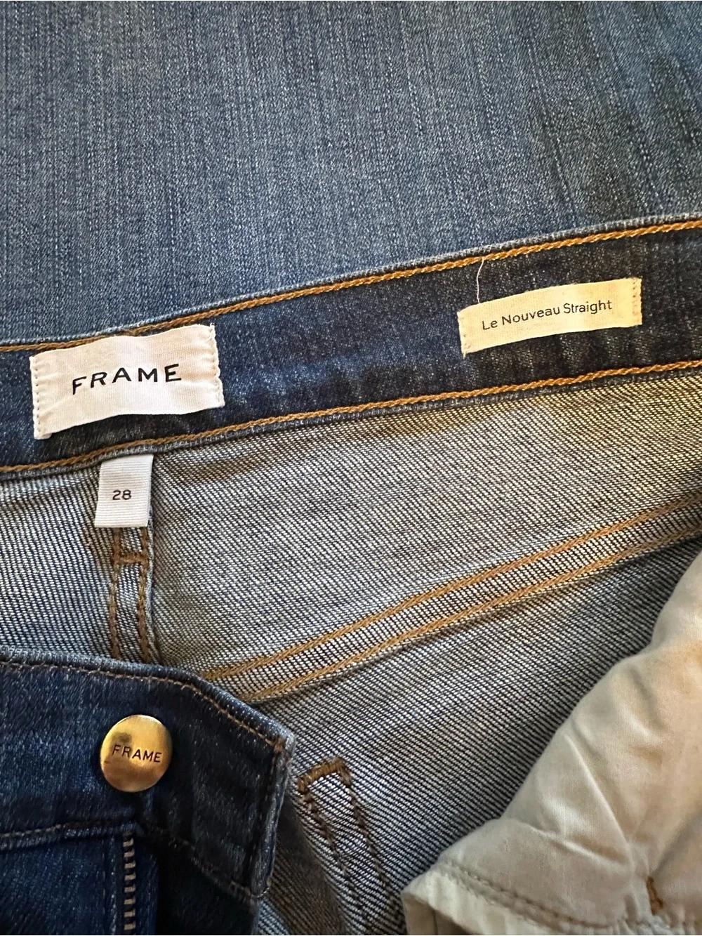 Frame Denim Le Nouveau Cropped Straight Jeans - Picture 3 of 7